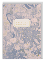 Ohh Deer Eastern Elegance Peacock Greeting  Card