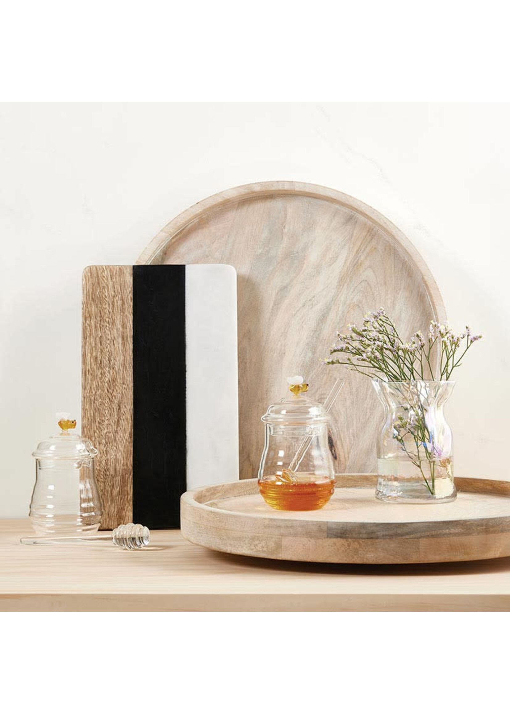 Santa Barbara Lazy Susan - (Bleach Wood)