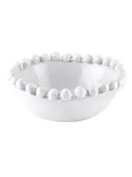 Santa Barbara Dotted Edge Bowl White- 5" (Small)