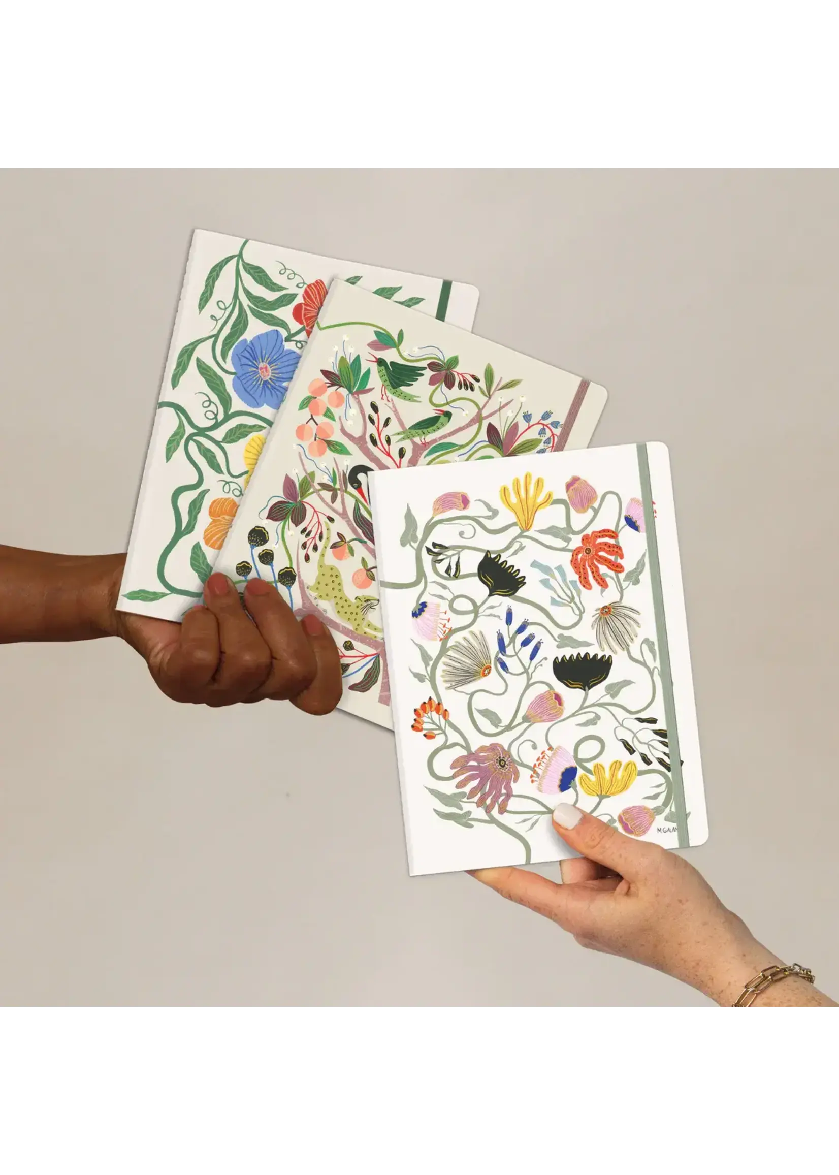 Seedlings Widly In Love Sewn Trio Notebook Set (3)