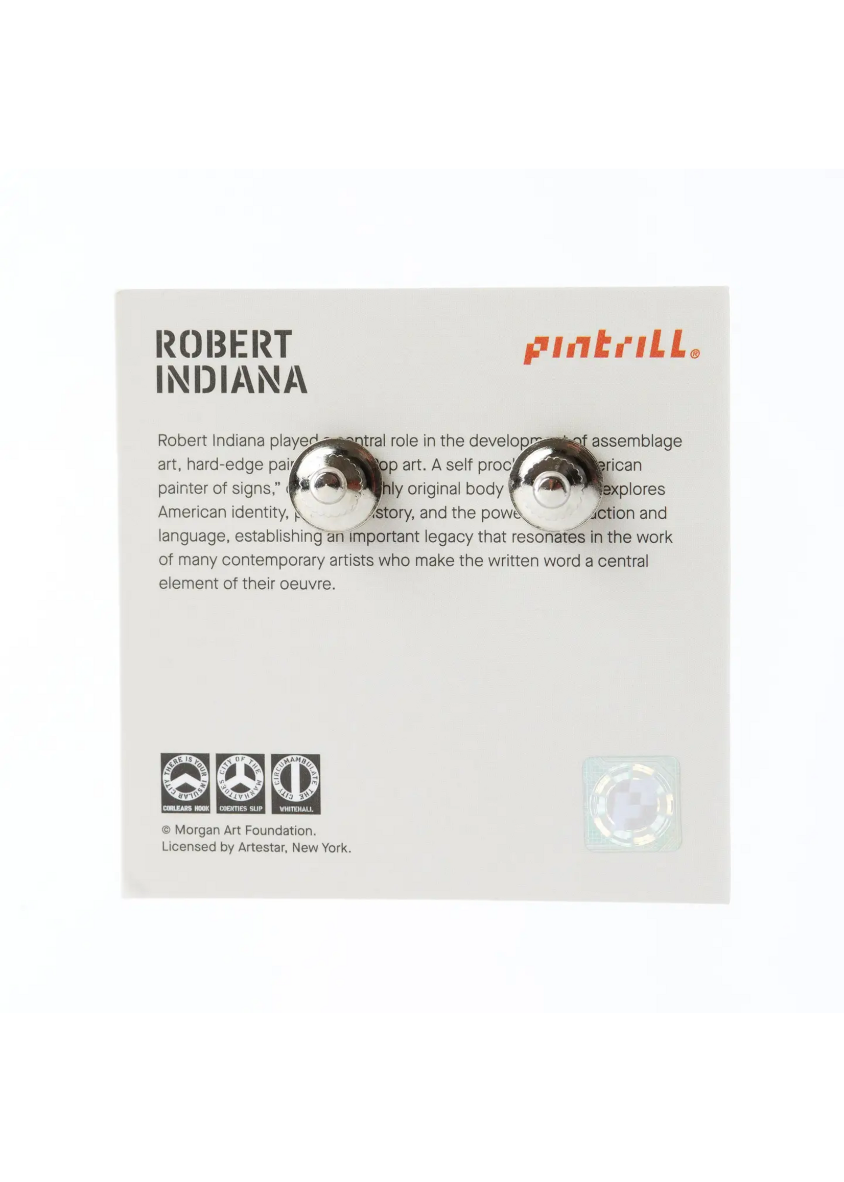 Pintrill Love Pin - Silver