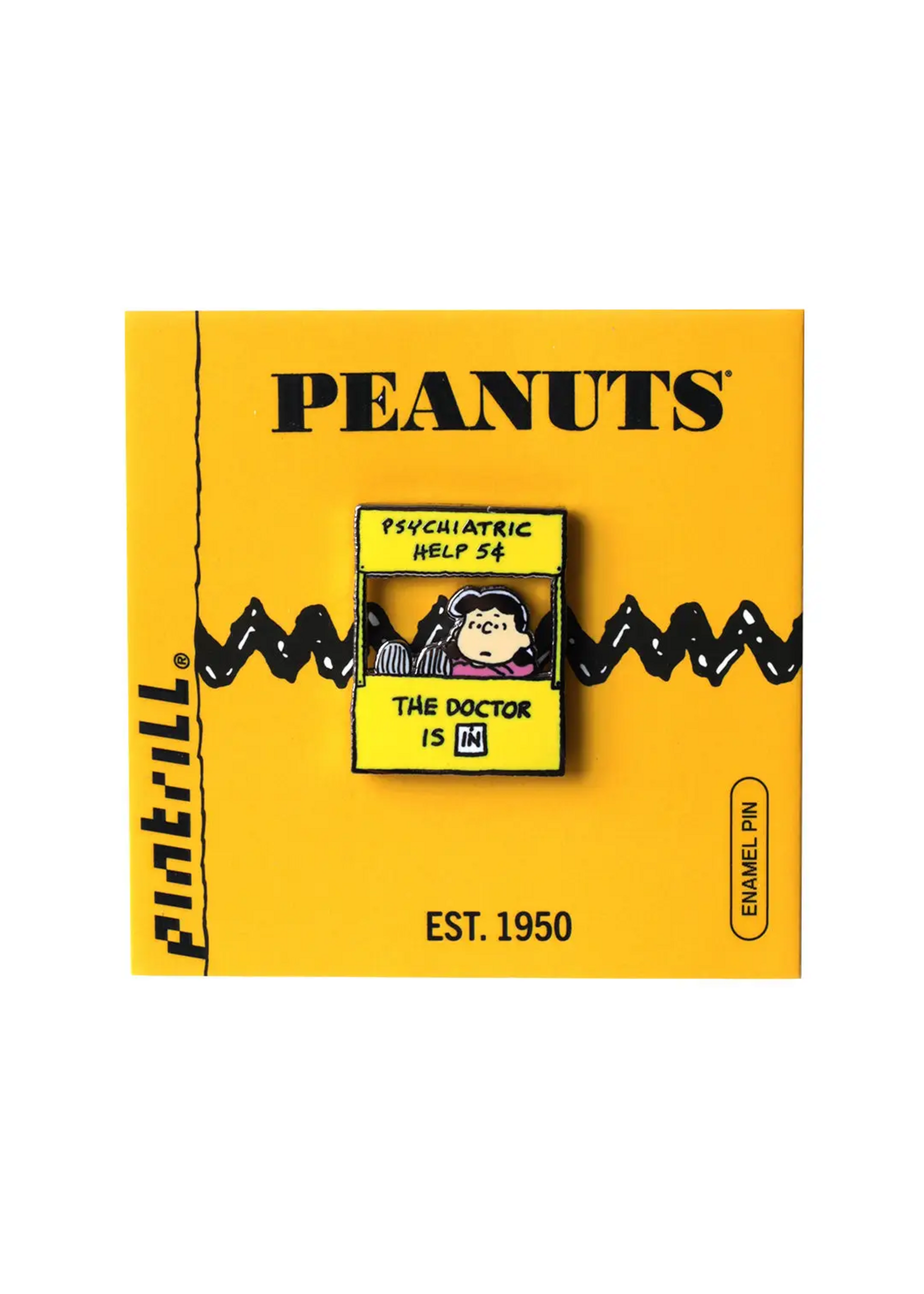 Pintrill Lucy's Psychiatry Booth Pin