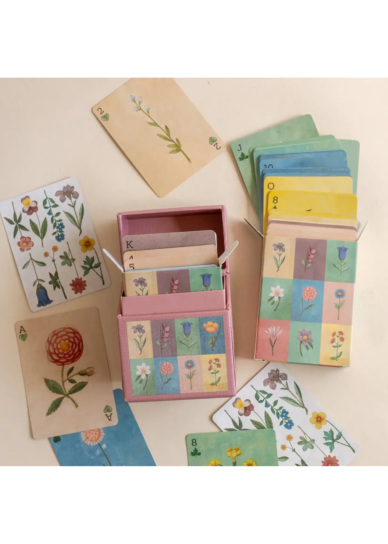 Rommytown Playing Cards - Set of Two Decks (Festival of Flowers)