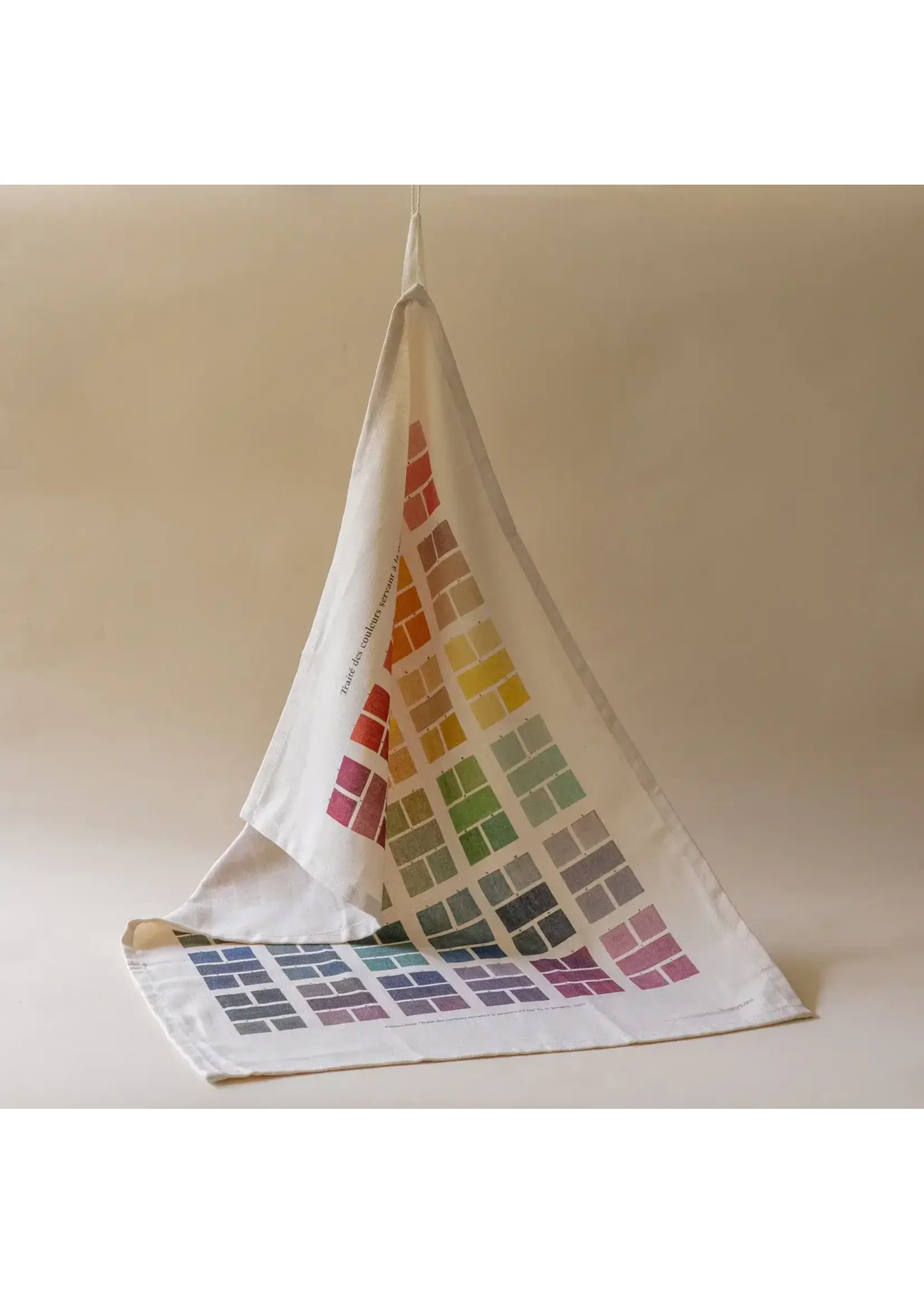 Rommytown Organic Cotton Tea Towel - Watercolour Swatches