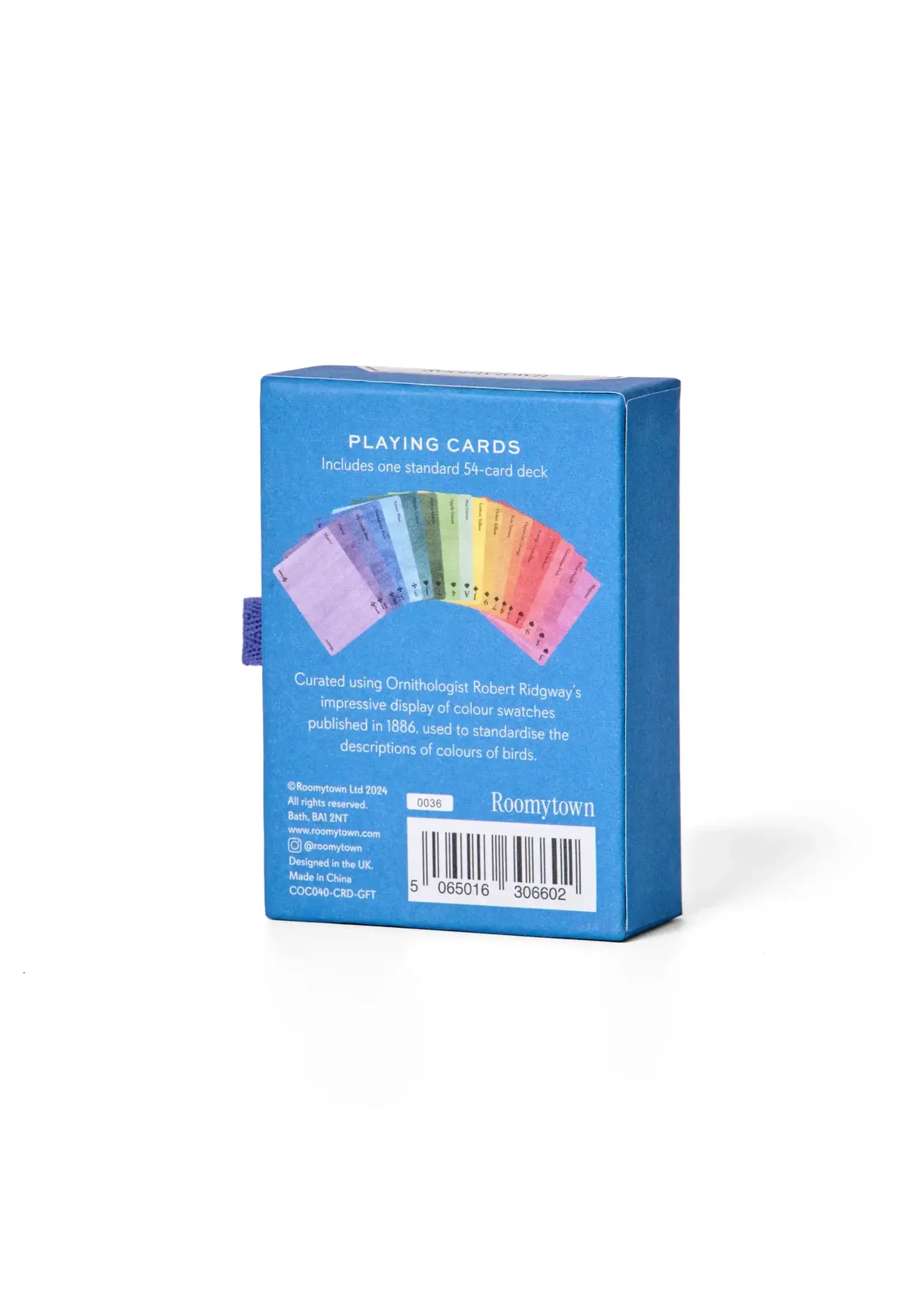 Rommytown Single Deck Playing Cards - Nomenclature of Colors