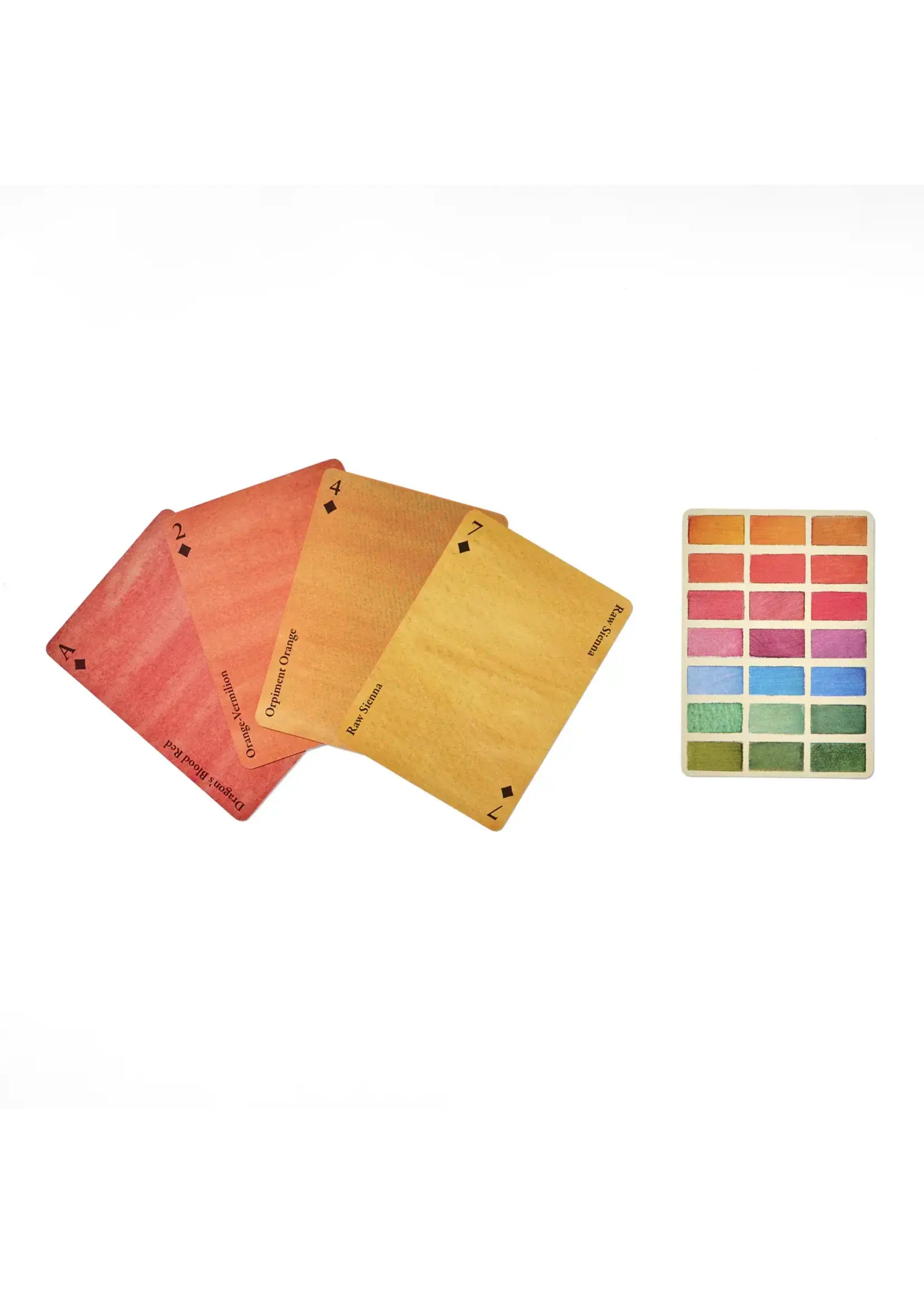 Rommytown Single Deck Playing Cards - Nomenclature of Colors