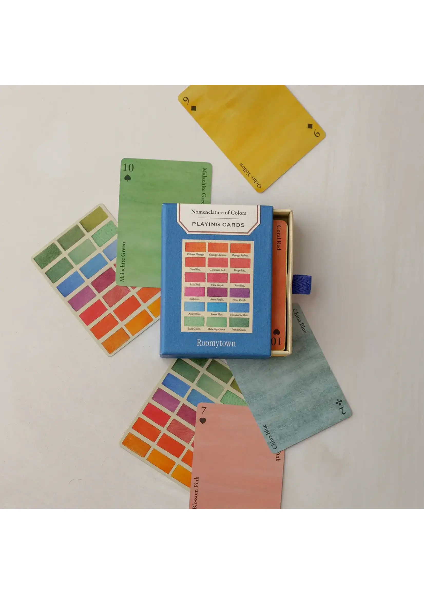 Rommytown Single Deck Playing Cards - Nomenclature of Colors
