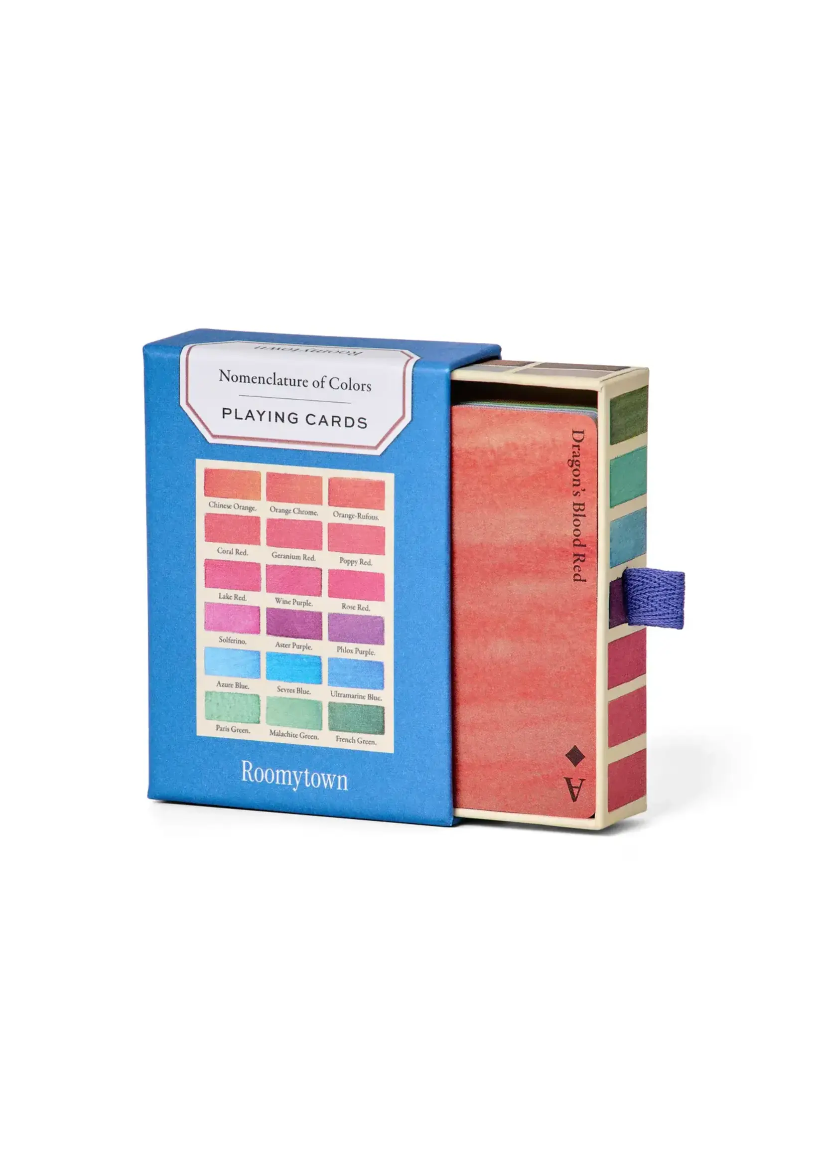 Rommytown Single Deck Playing Cards - Nomenclature of Colors