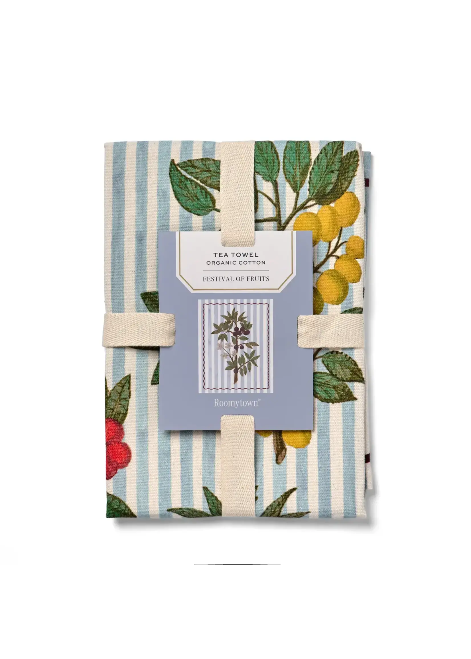 Rommytown Organic Cotton Tea Towel - Festival of Fruits