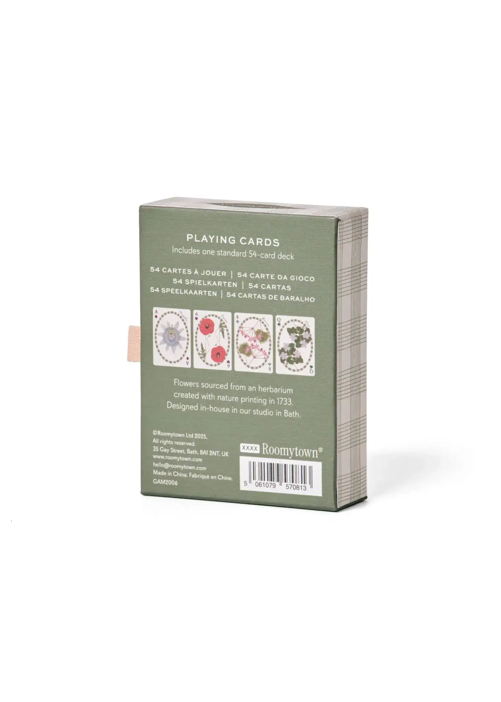 Rommytown Single Deck Playing Cards - The Living Herbarium
