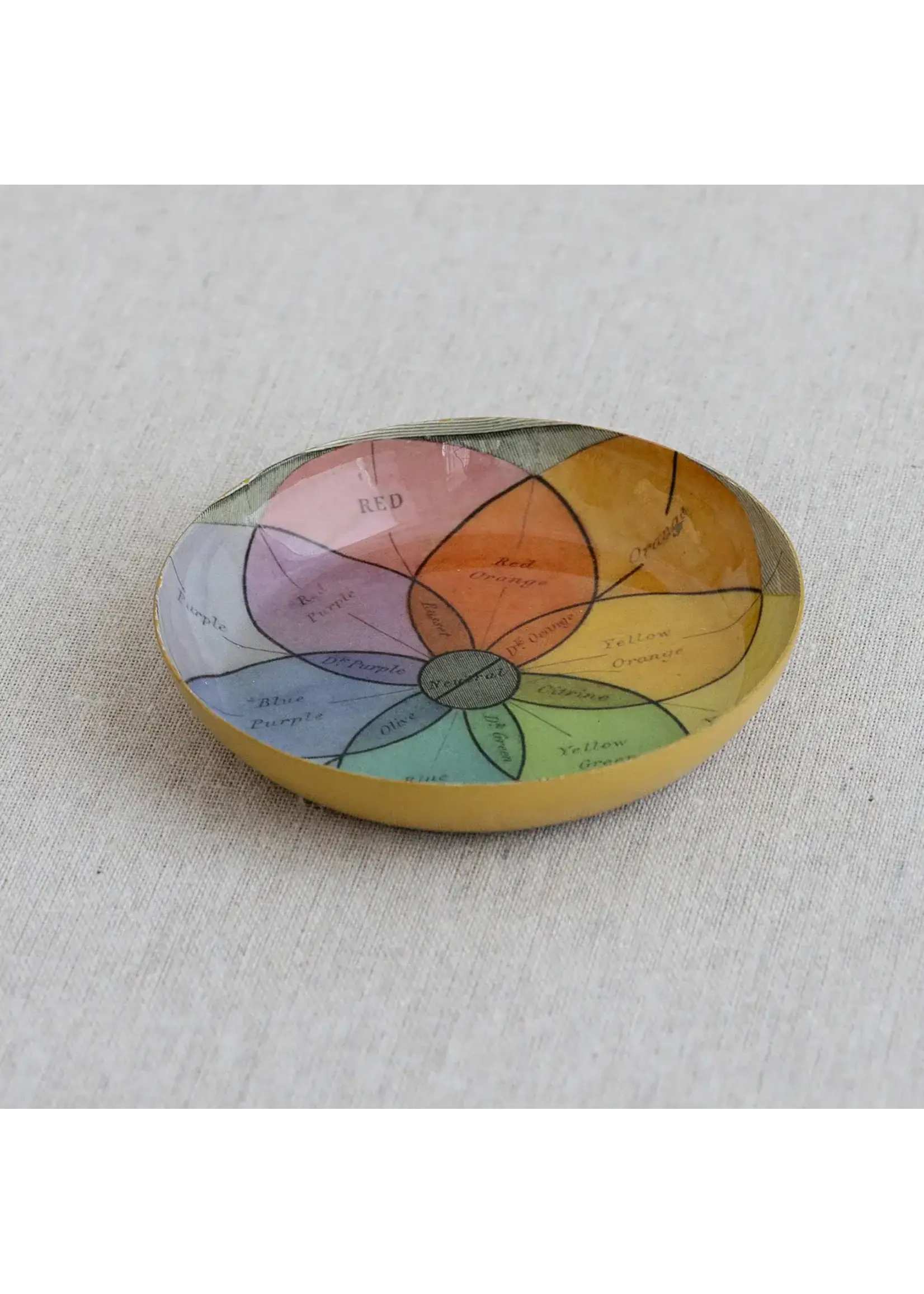 Rommytown Chroma Small Round Enamel Tray