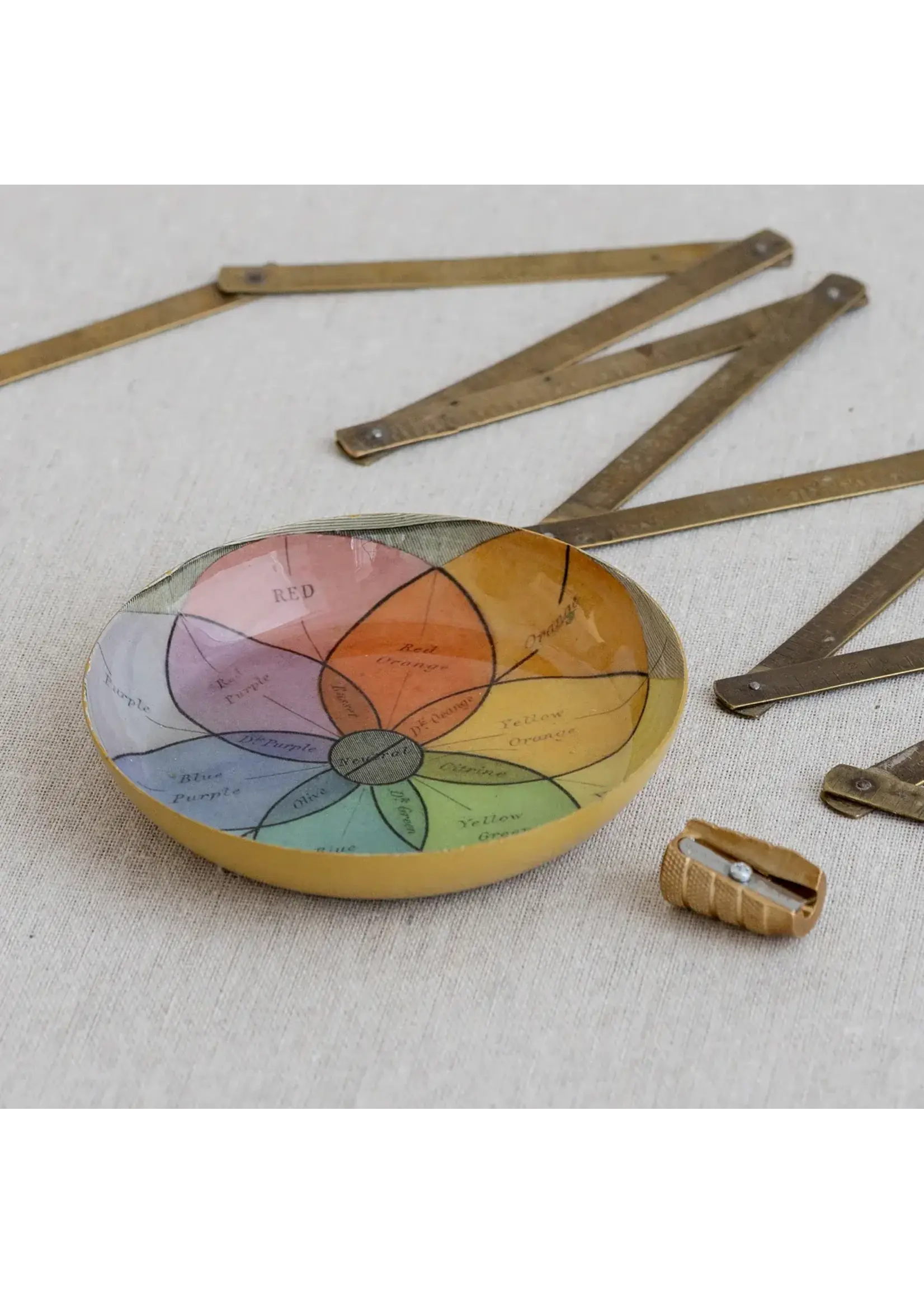 Rommytown Chroma Small Round Enamel Tray