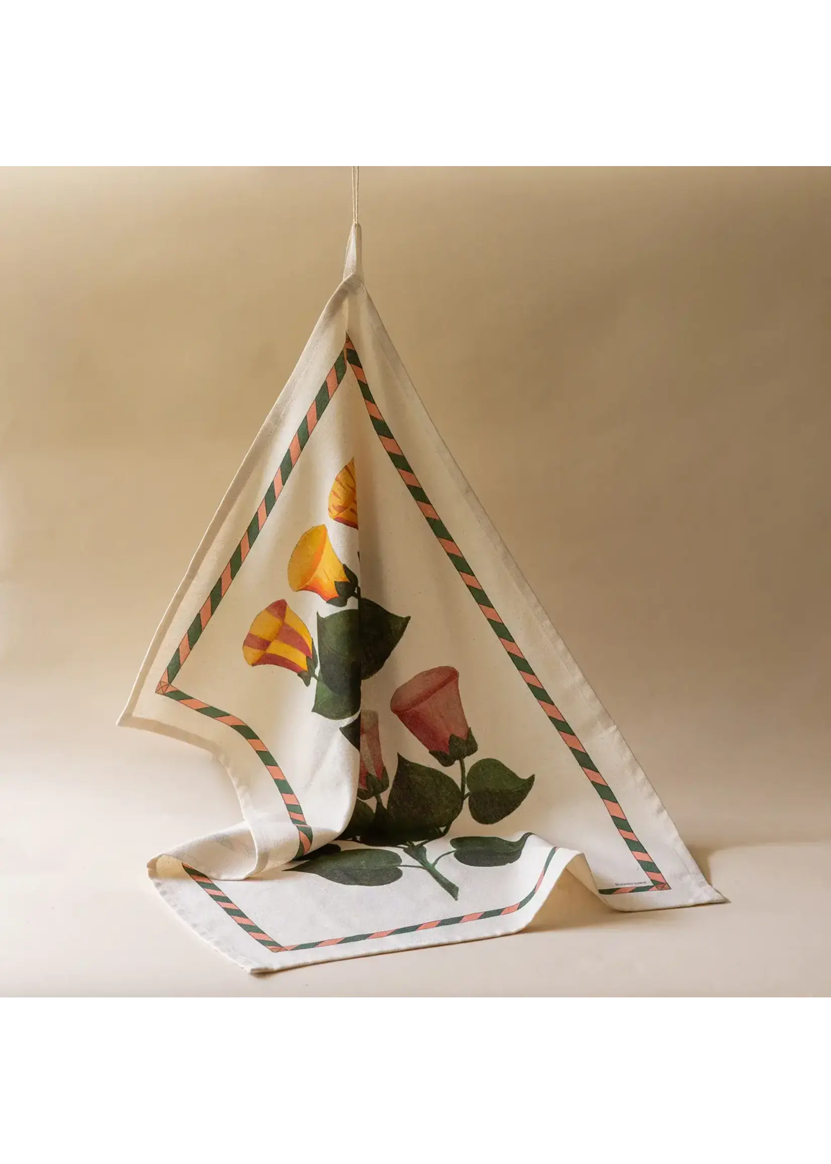 Rommytown Organic Cotton Tea Towel - Festival Flowers