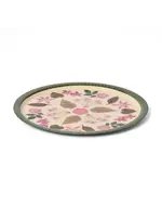Rommytown Large Round Enamel Serving Tray - Living Herbarium
