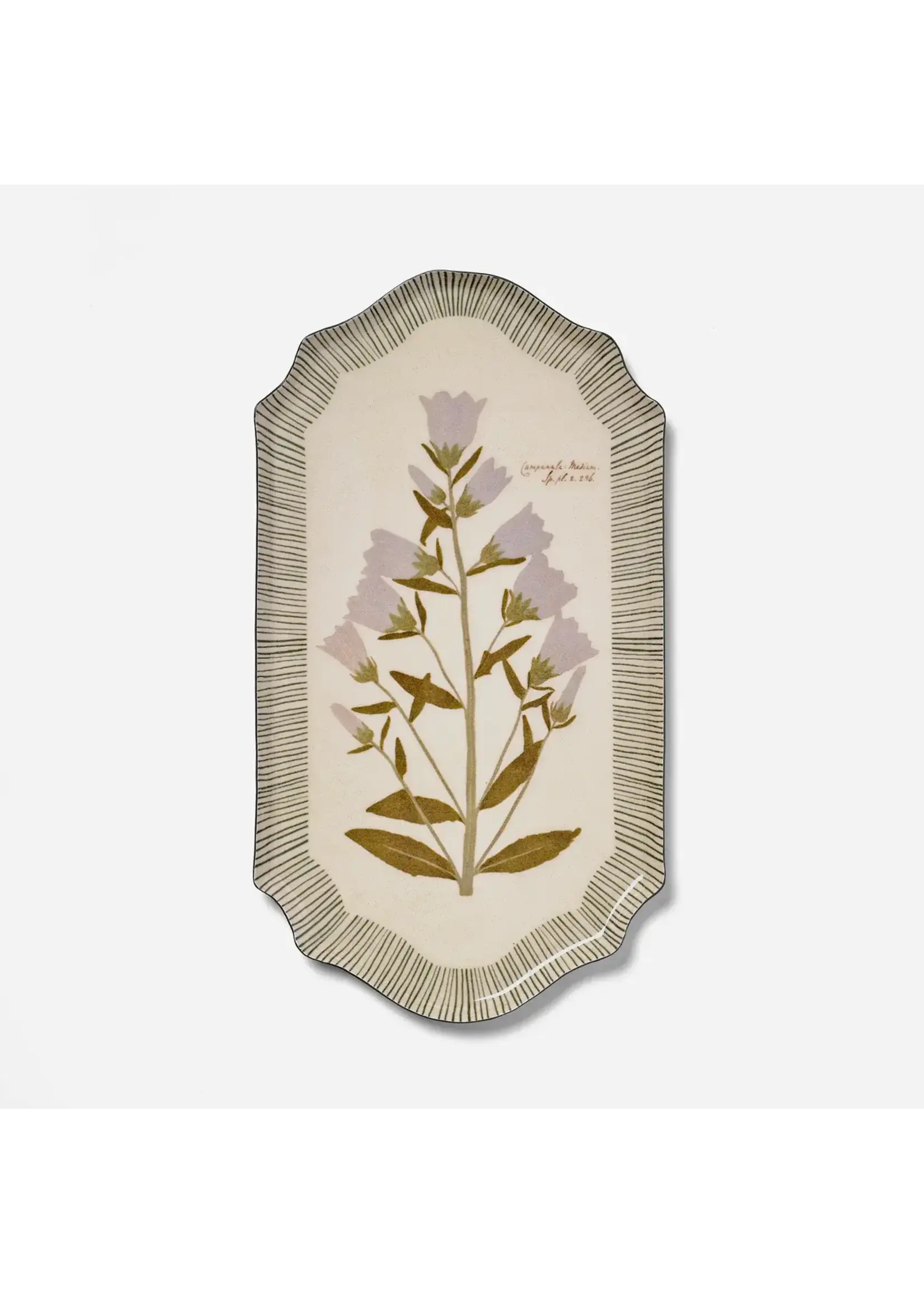 Rommytown Enamel Shaped Edge Tray – Campanula Bellflower