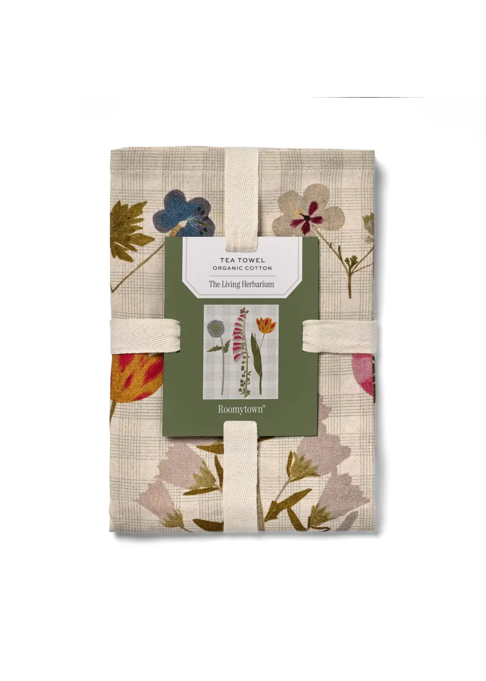 Rommytown Organic Cotton Tea towel - The Living Herbarium