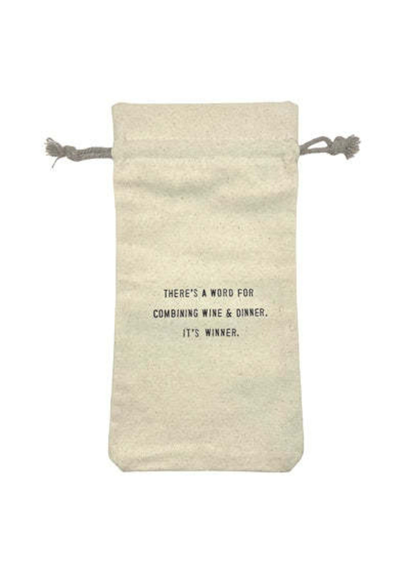 There's a winner (Canvas Wine Bag)