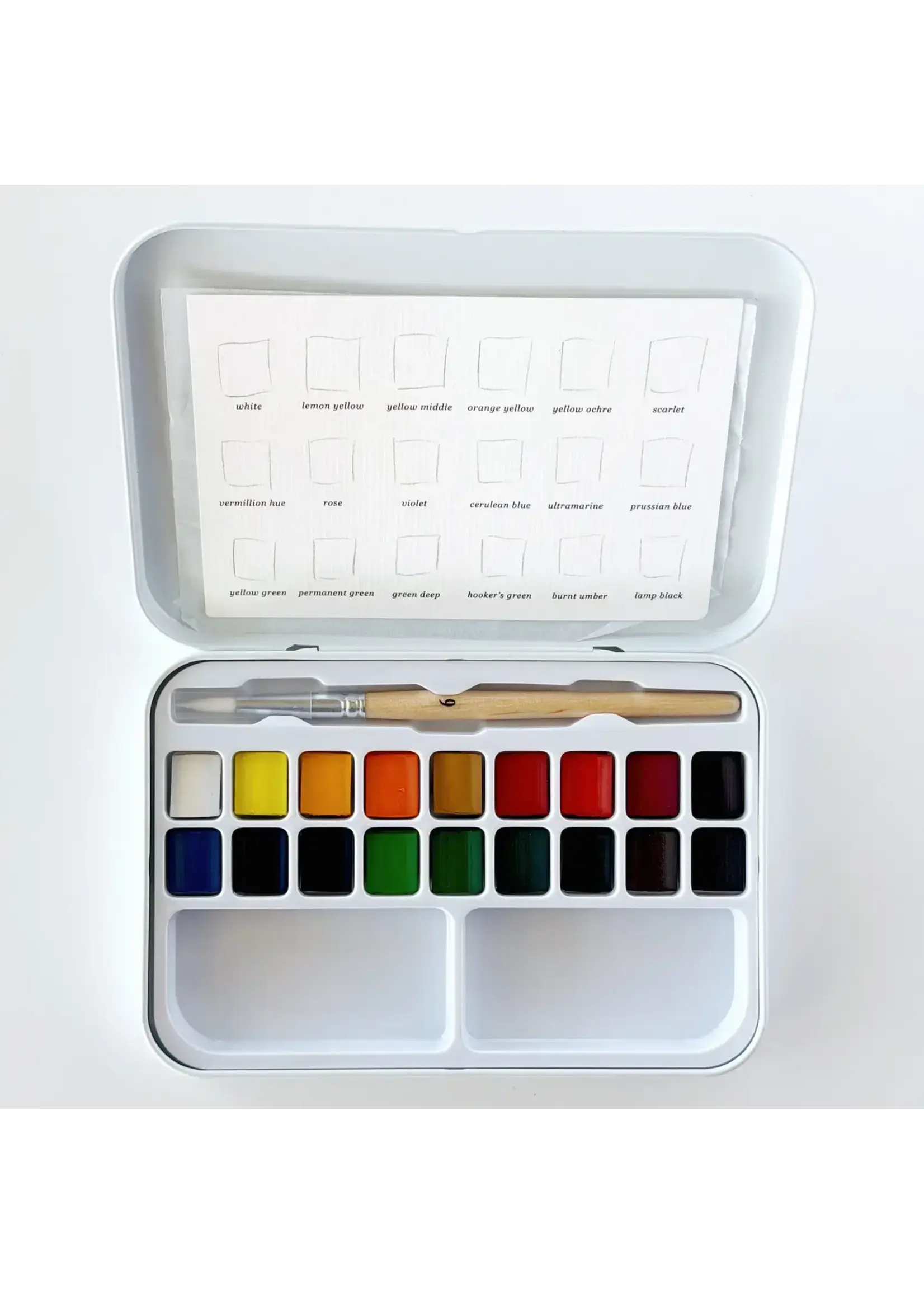 Emily Lex Studio Watercolor Paint Set (18 colors w/brush)