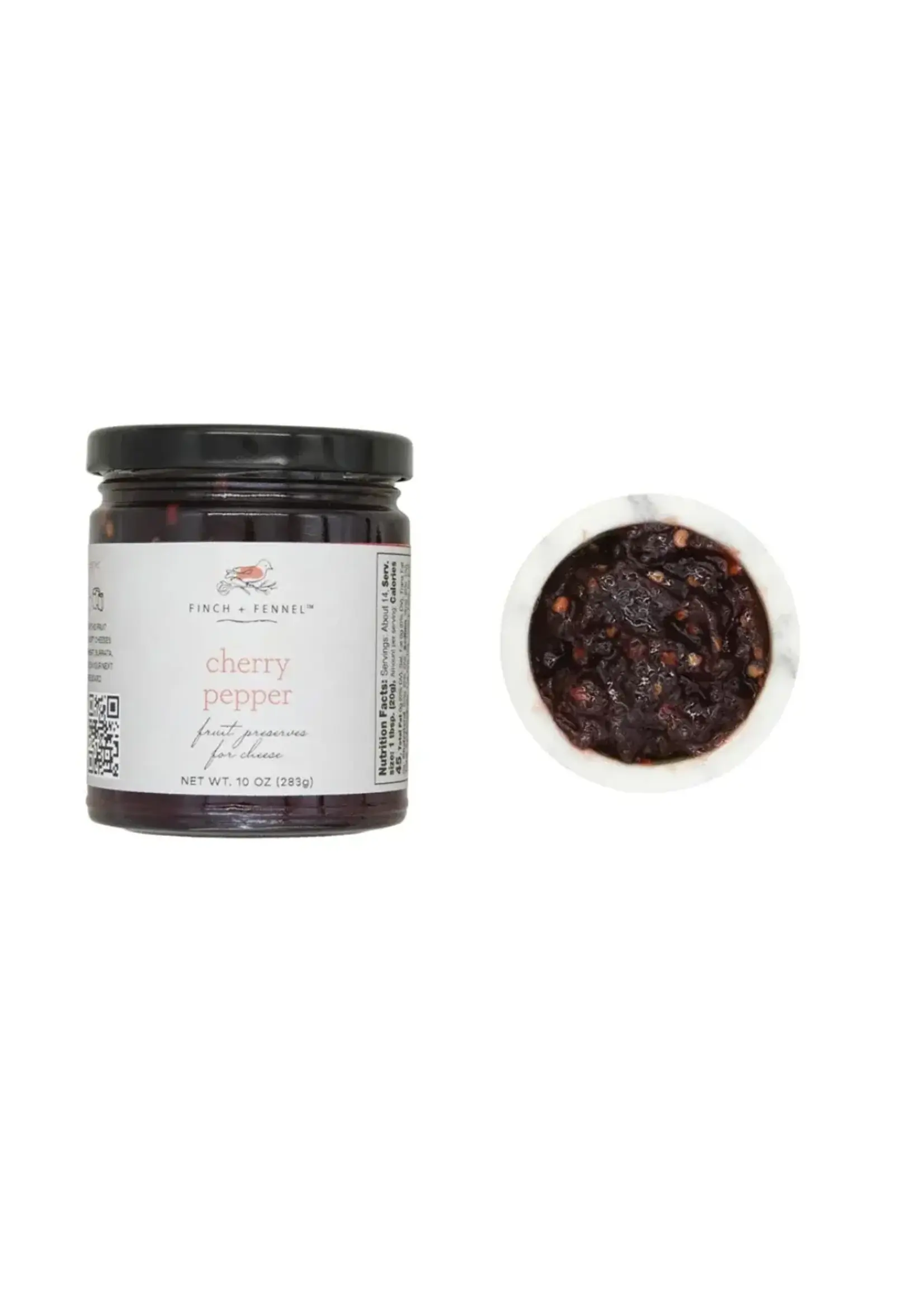 Finch + Fennel Cherry Pepper fruit Preserves for Cheese