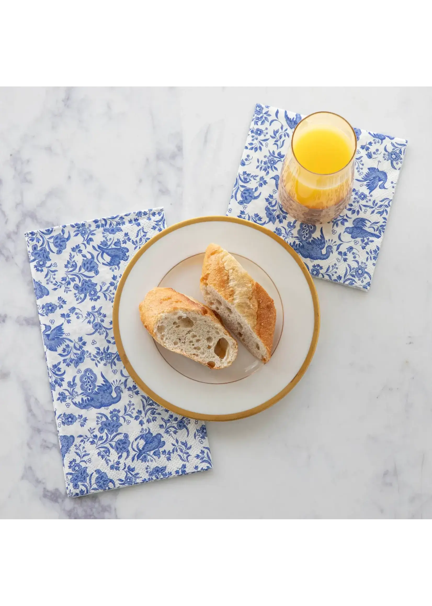 Blue Regal Guest Napkin