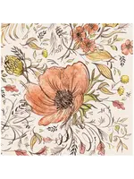 Autumn Acanthus Cocktail Napkin