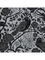 Raven Toile Cocktail Napkin