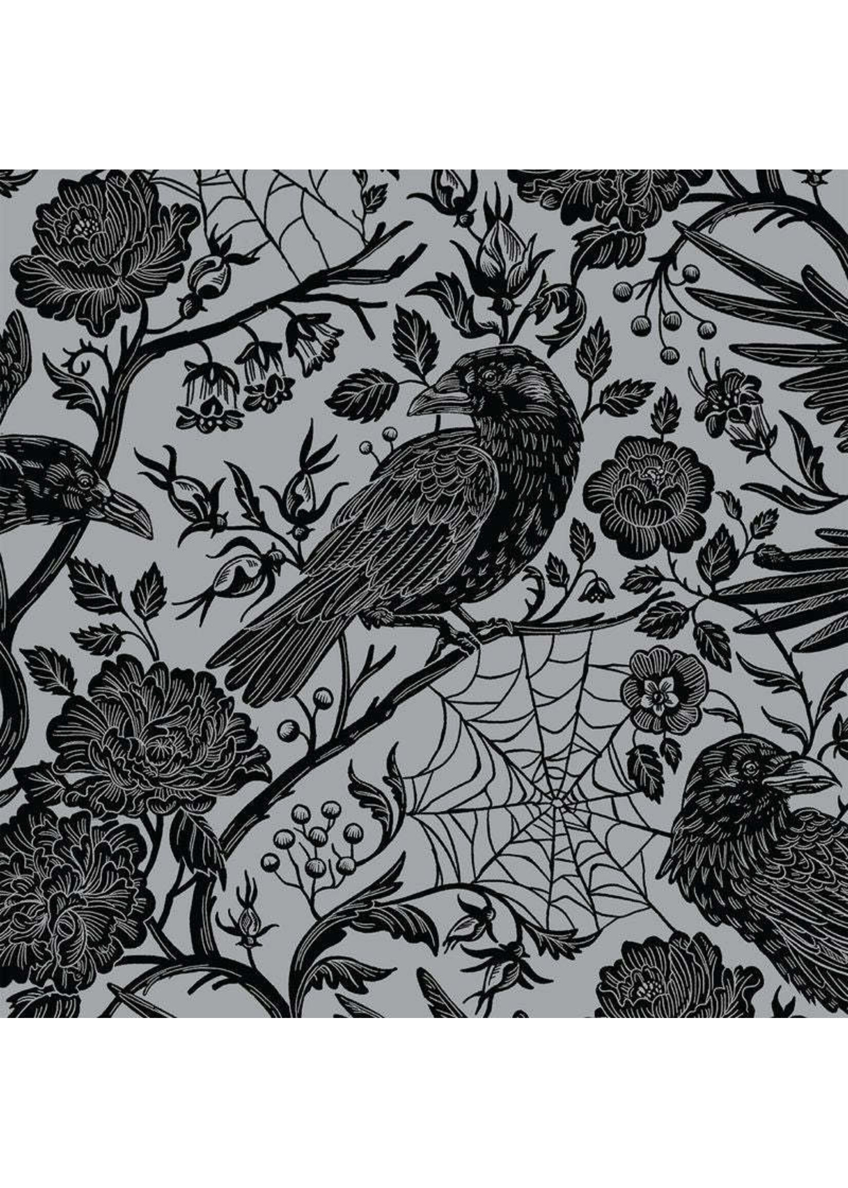 Raven Toile Cocktail Napkin