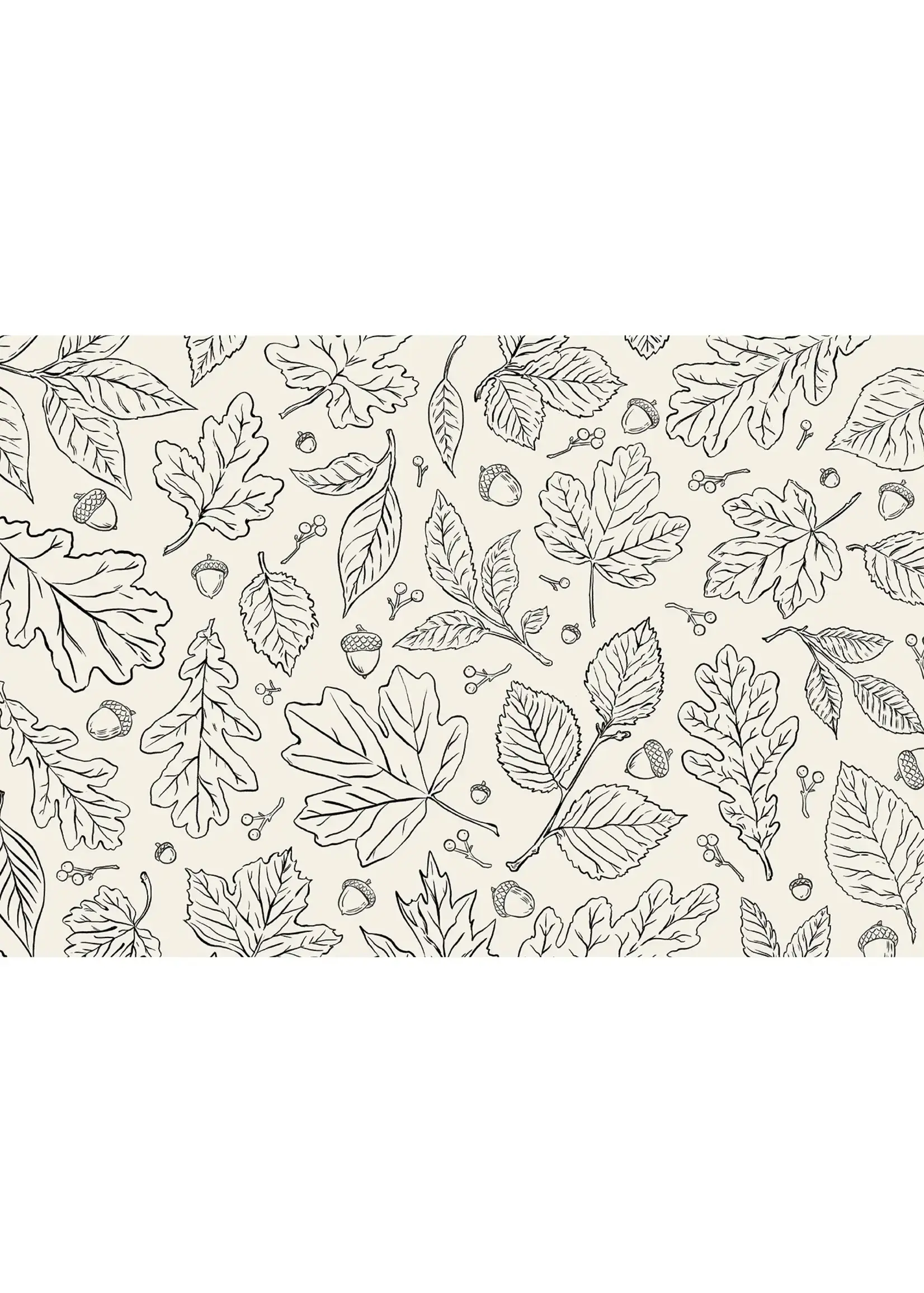 Coloring Leaves Placemat