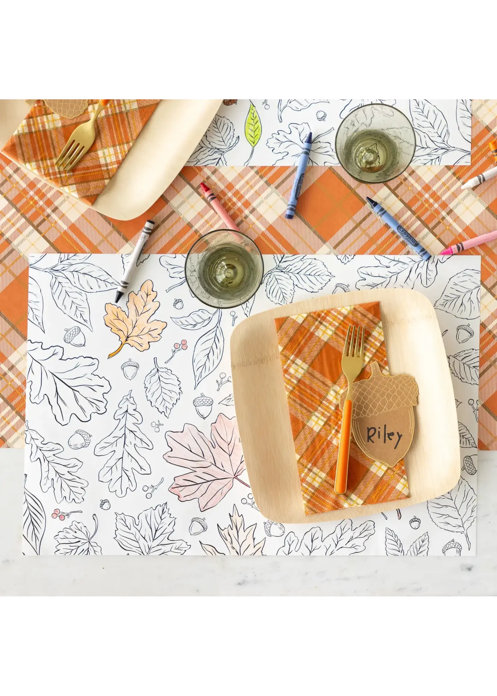 Coloring Leaves Placemat