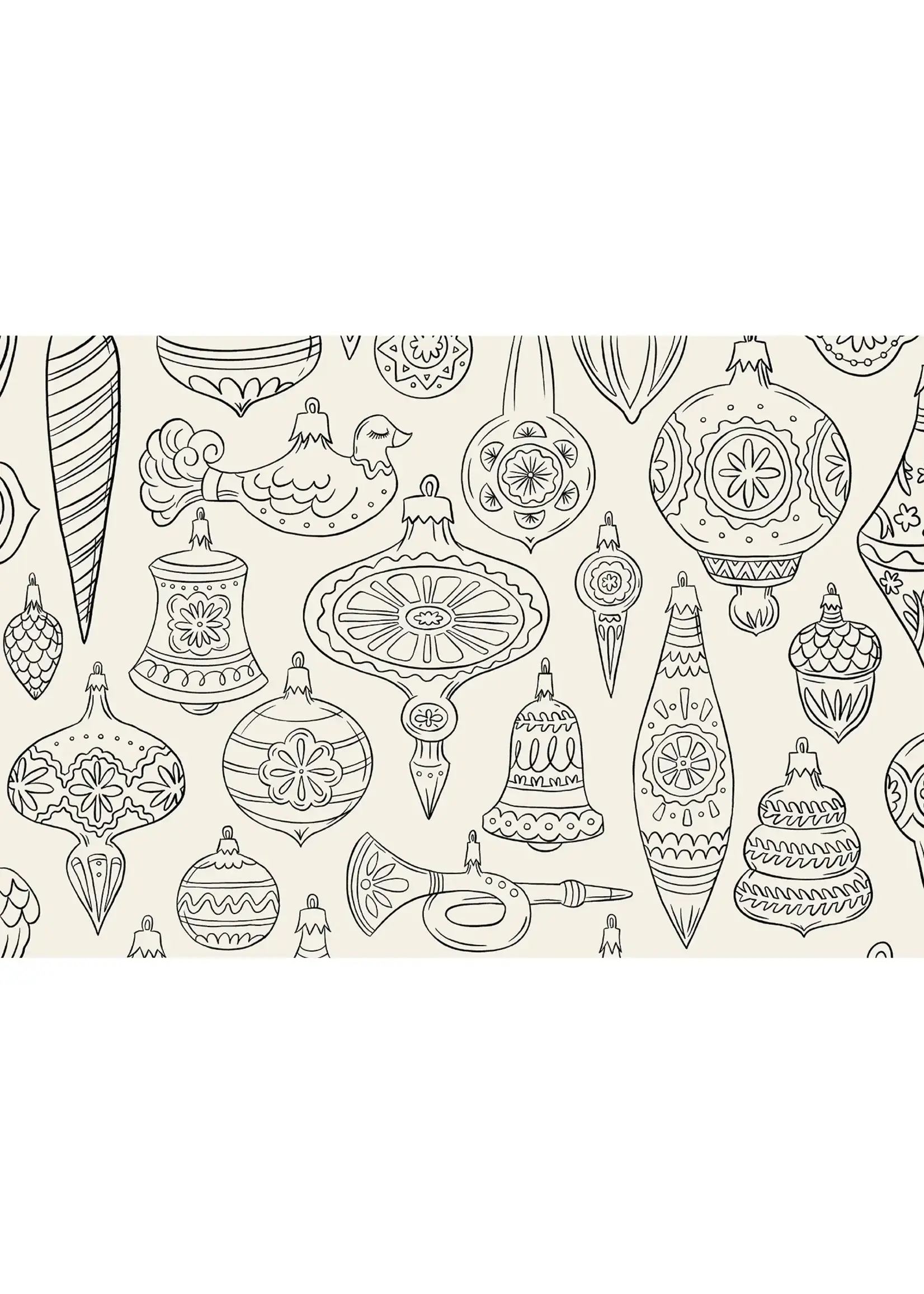 Christmas Coloring Placemat