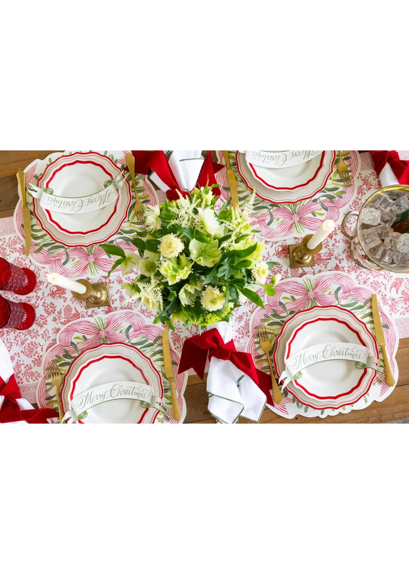 Die-cut Mistletoe Placemat