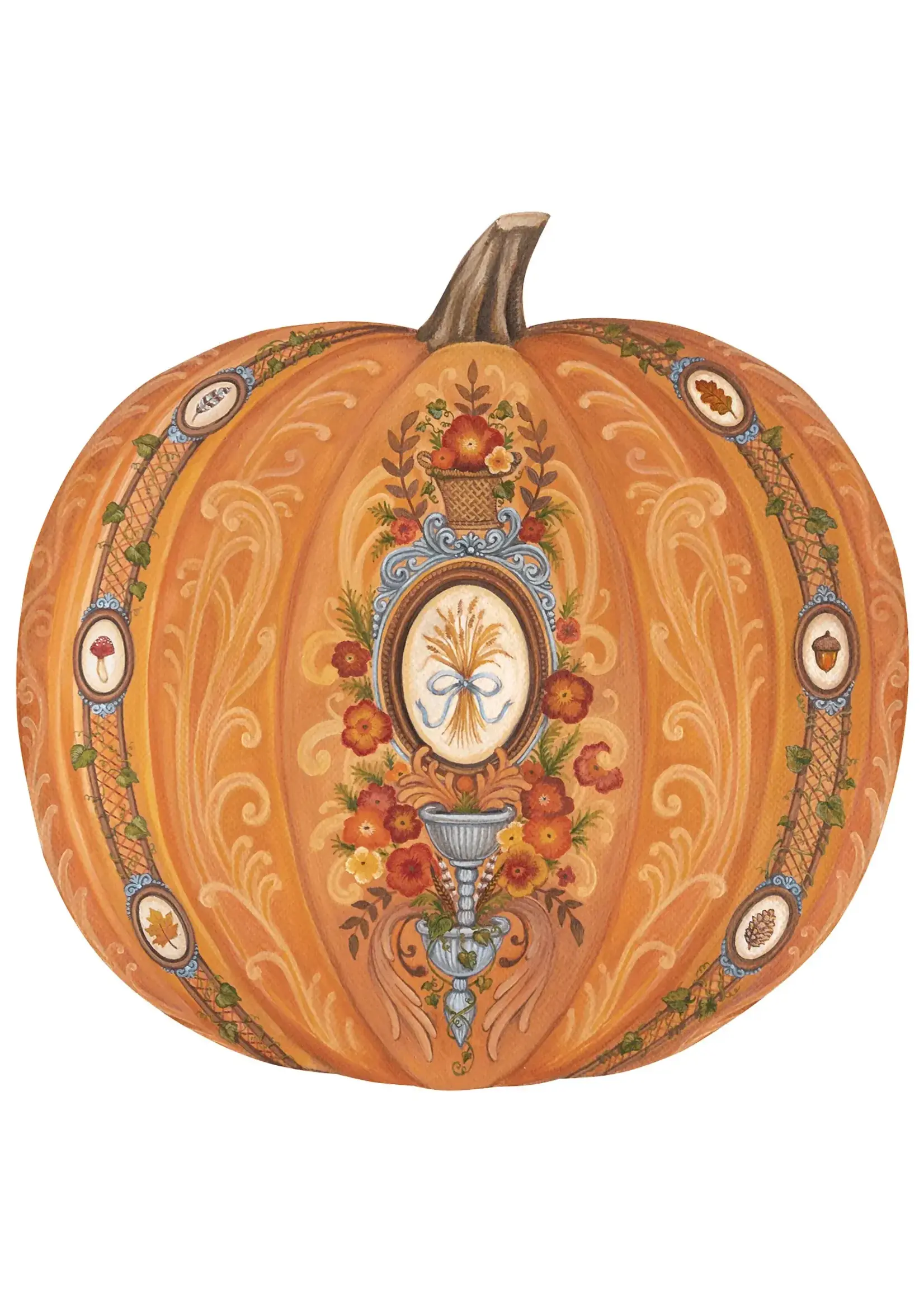 Die-cut Antique Pumpkin Placemat