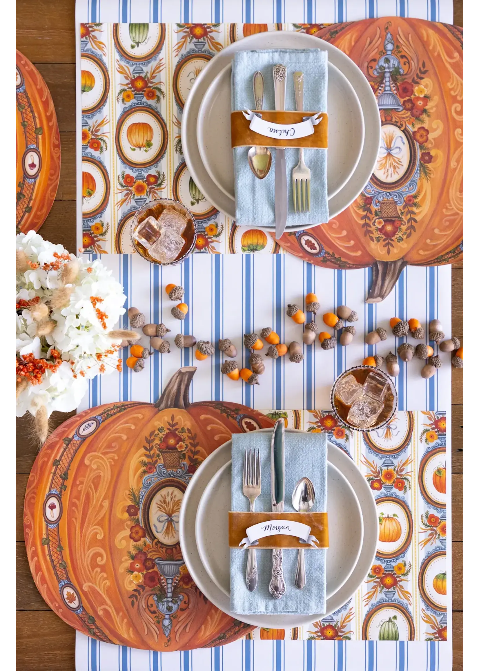 Die-cut Antique Pumpkin Placemat