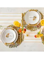 Die-cut Autumn Acanthus Wreath  Placemat