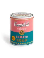 Hachette Book Group Andy Warhol Soup Can Crayons + Sharpener