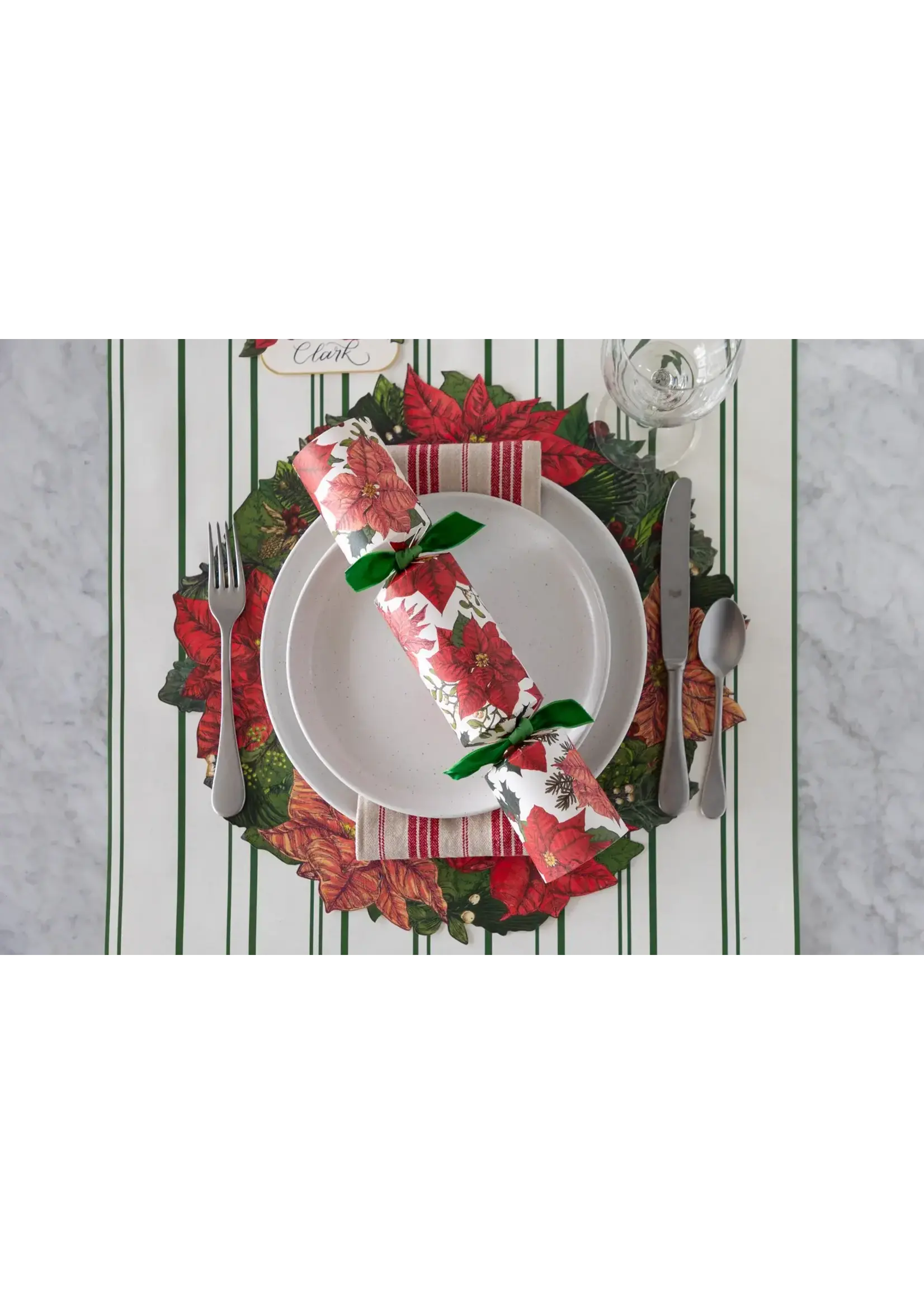 Hester and Cook Antique Green Stripe Runner