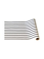 Hester and Cook Black Linen Stripe Runner