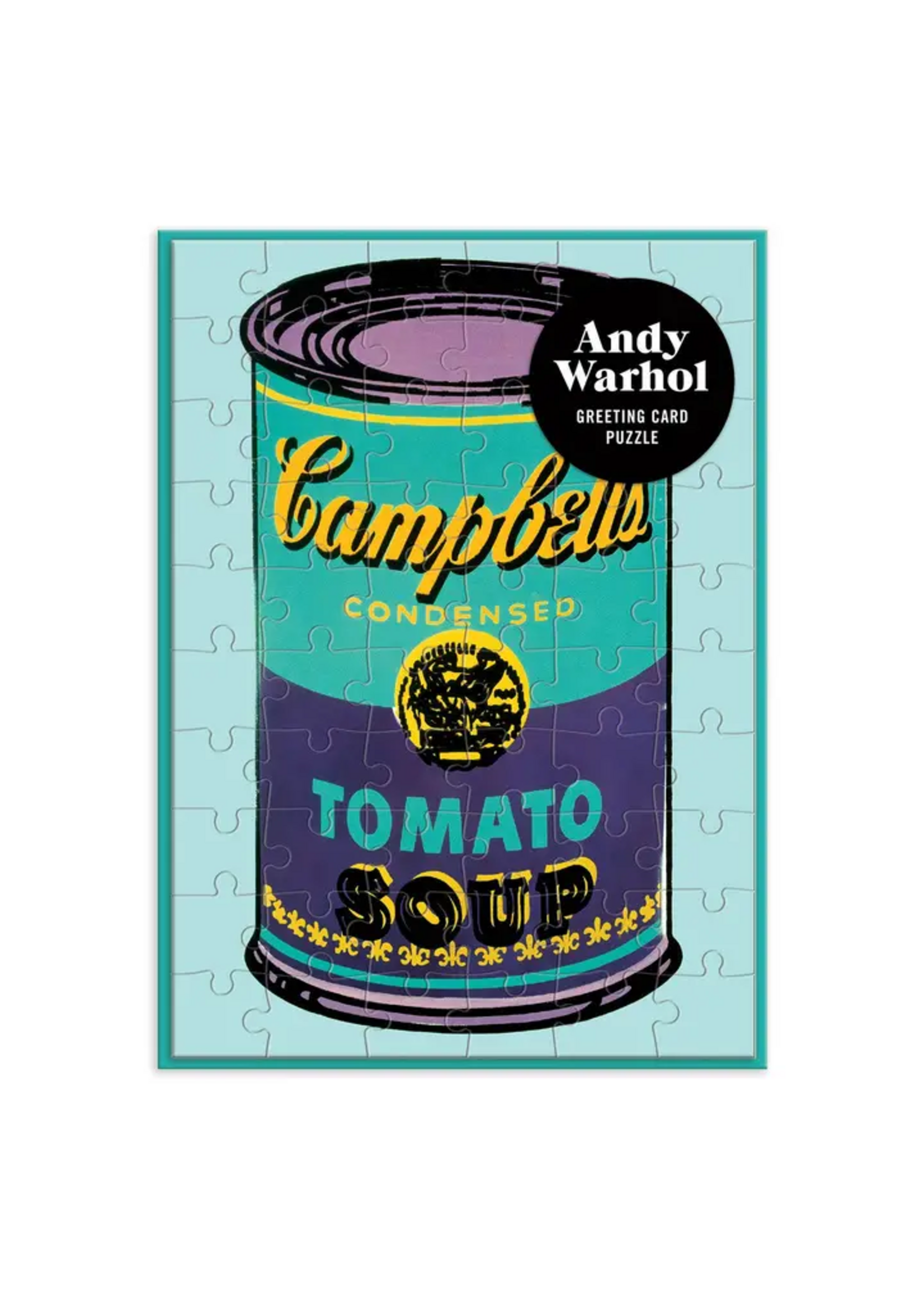 Chronicle Books Andy Warhol Soup Can Greeting Card Puzzle