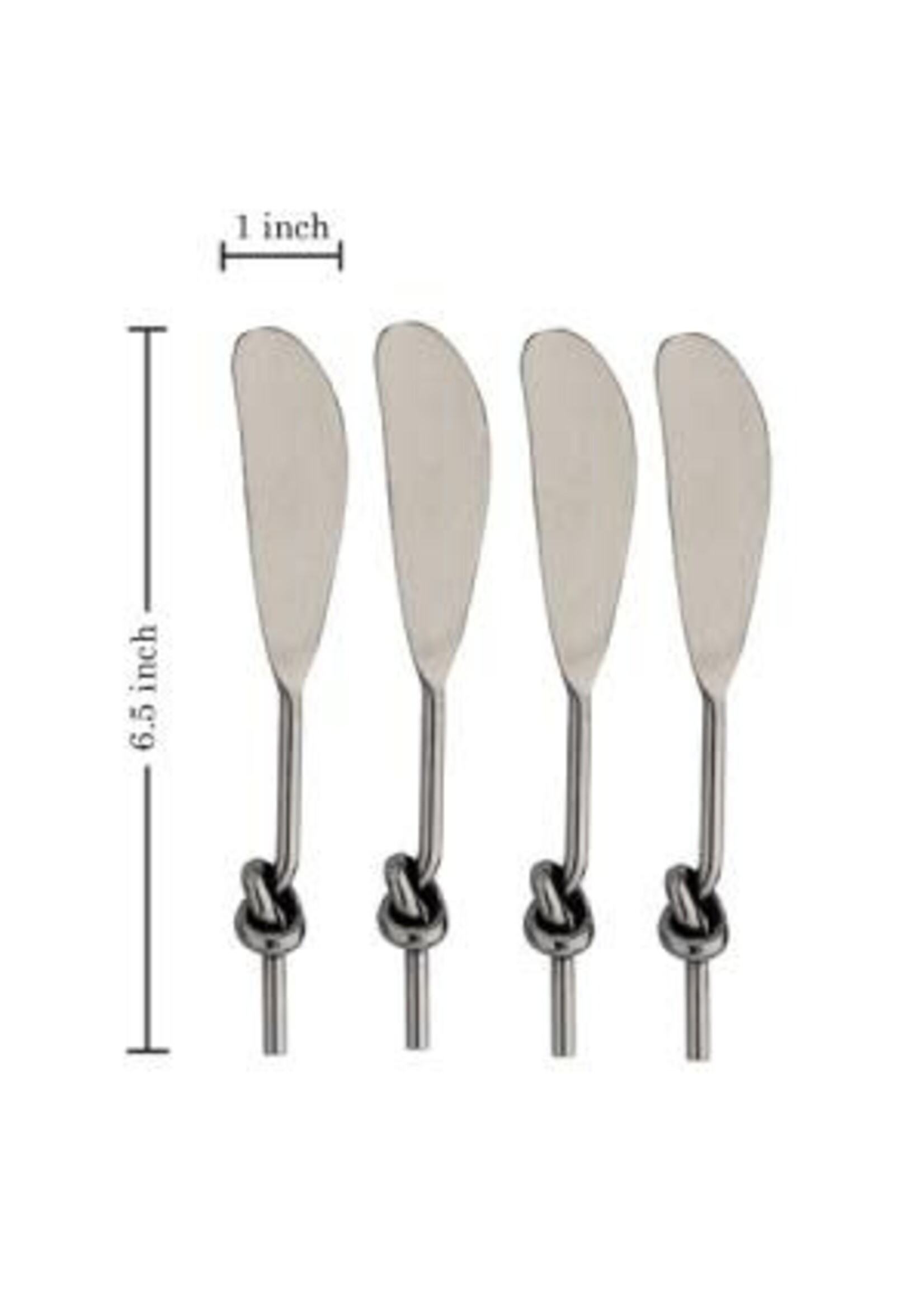 India Handicrafts Inc Spreaders Knot Handle (Set of 4)