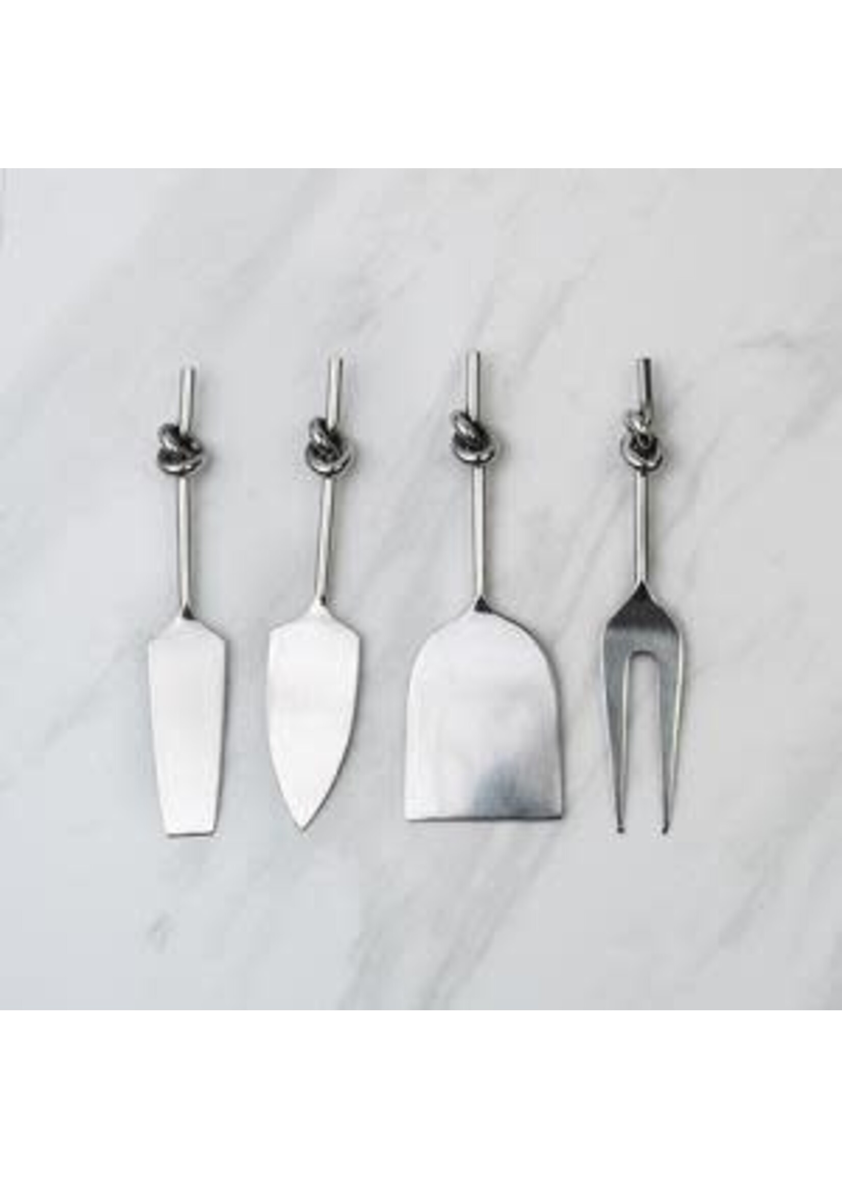 India Handicrafts Inc Knot Cheese Set (Set of 4)
