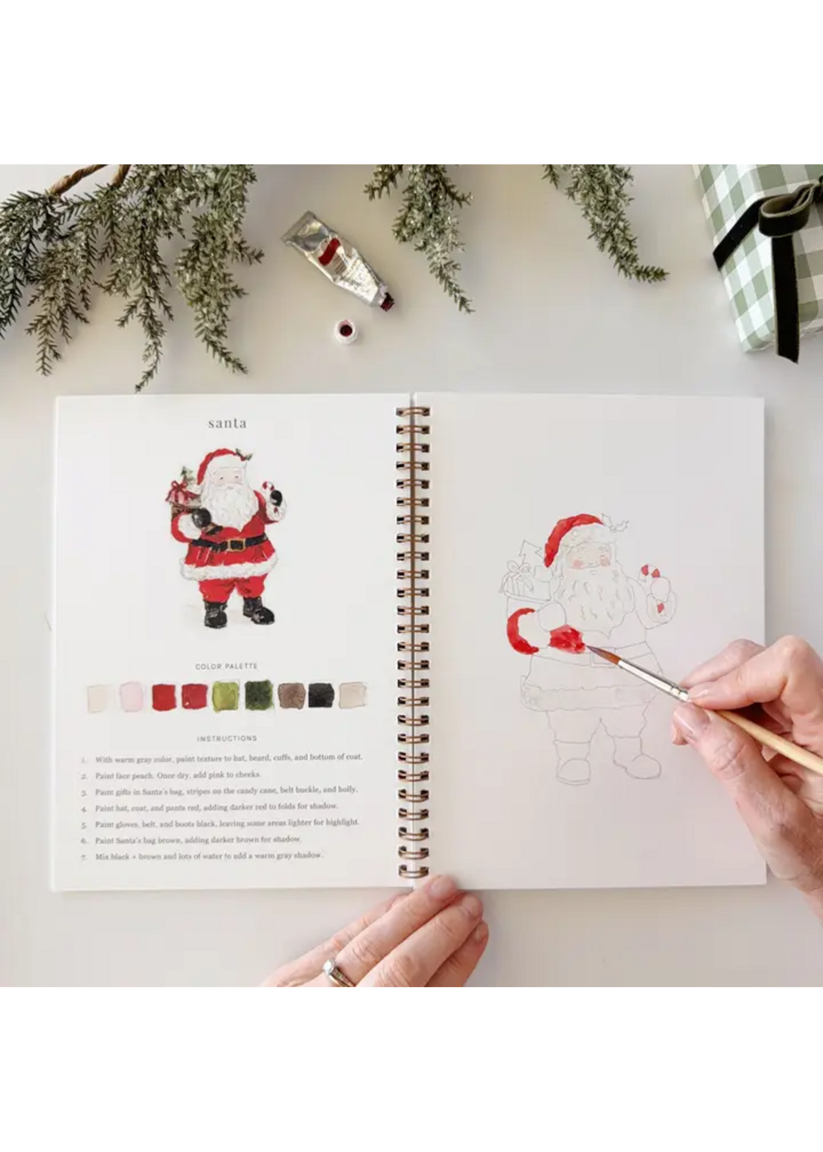 Emily Lex Studio Classic Christmas Watercolor Workbook