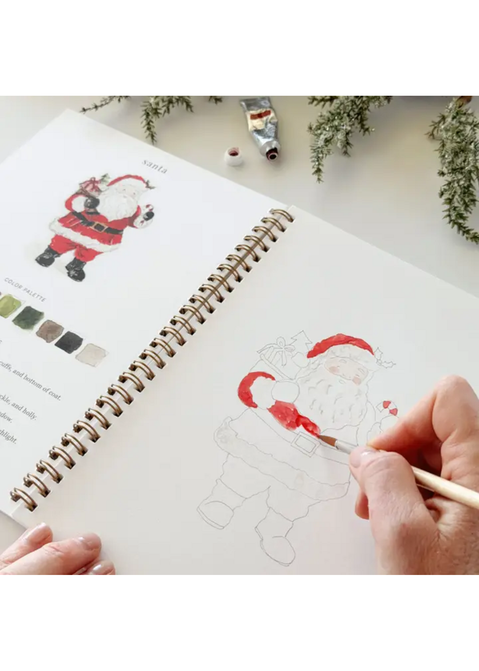 Emily Lex Studio Classic Christmas Watercolor Workbook