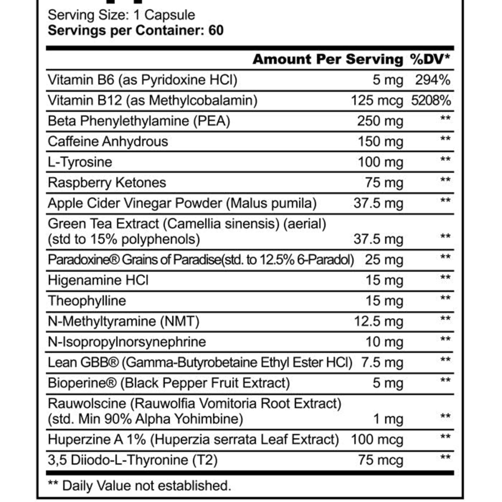 PANDA SUPPLEMENTS PANDA SUPPLEMENTS Cuts Extreme Fat Burner