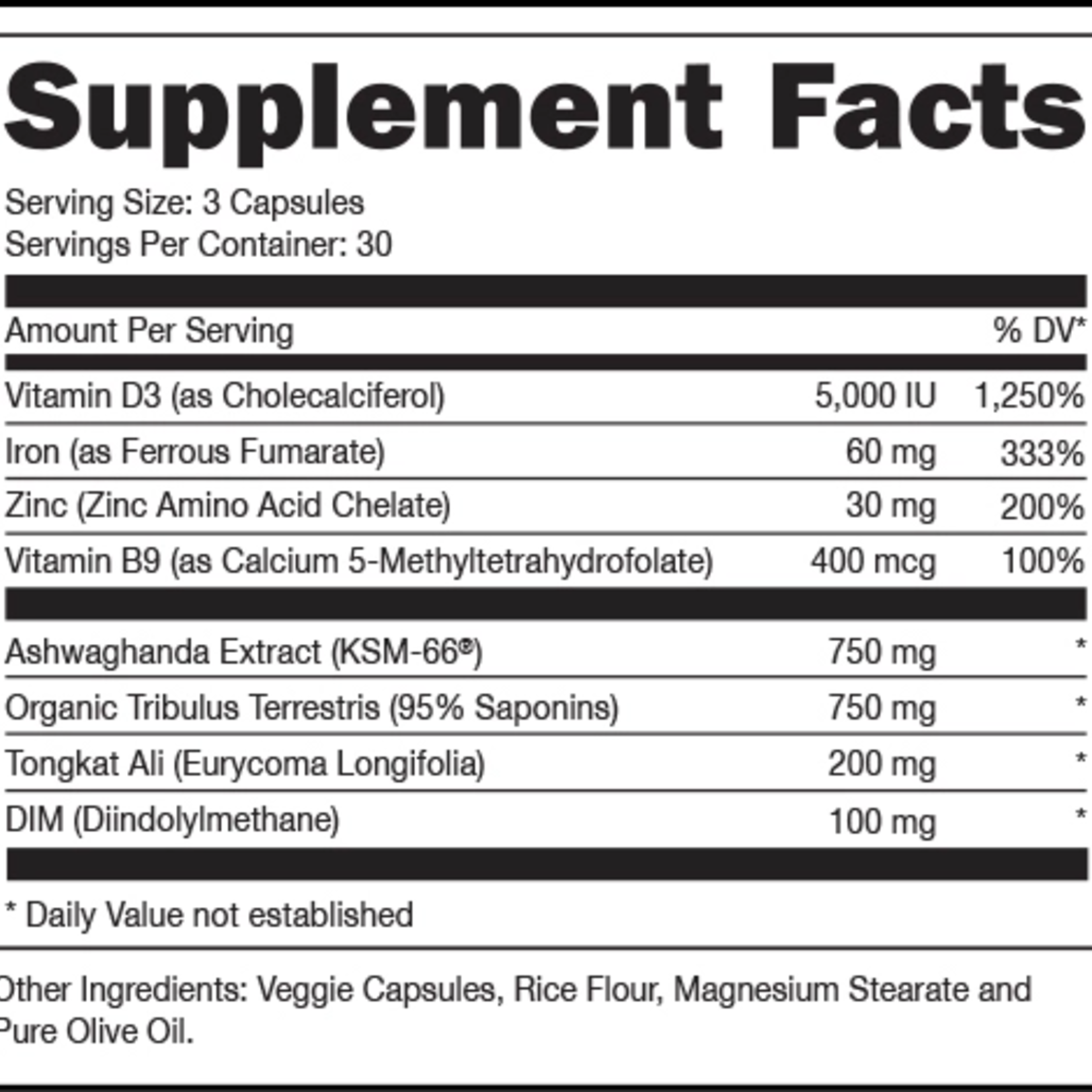 Bucked Up BUCKED UP Rut Testosterone Booster 90 Caps