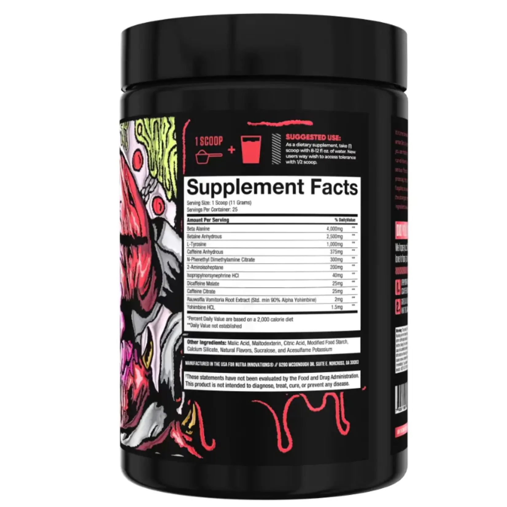 Innovation Nutrition INNOVATION NUTRITION DEITY Pre-Workout Powder 275 Gms