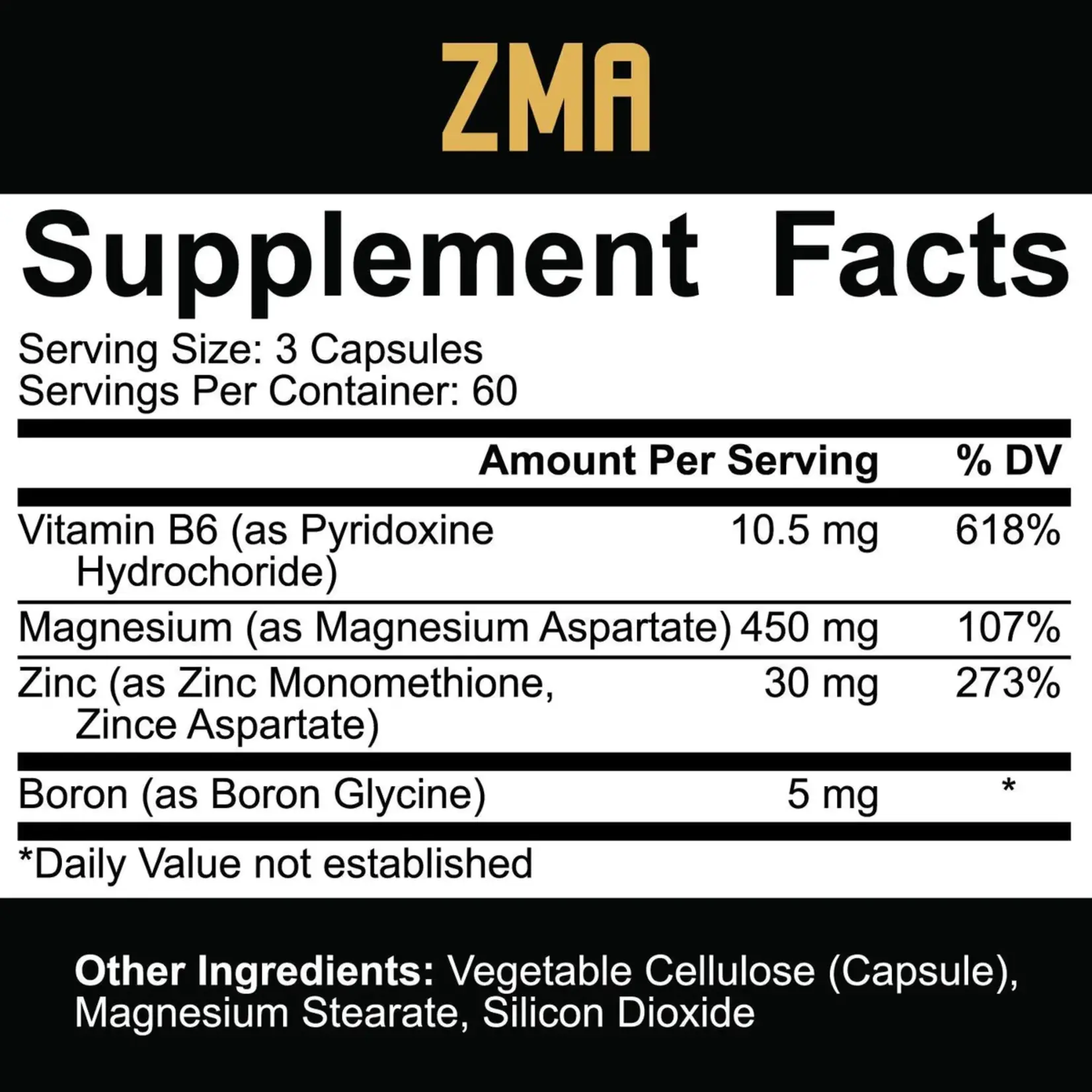 5% Nutrition  ZMA 90 ct
