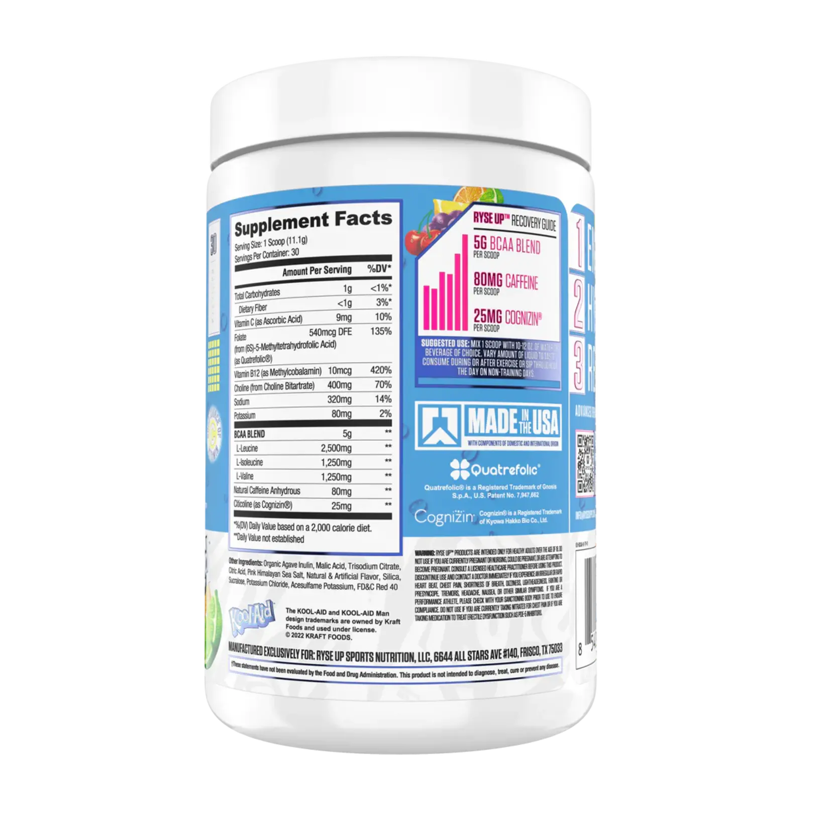 RYSE SUPPLEMENTS Ryse Bcaa Focus 30 srv