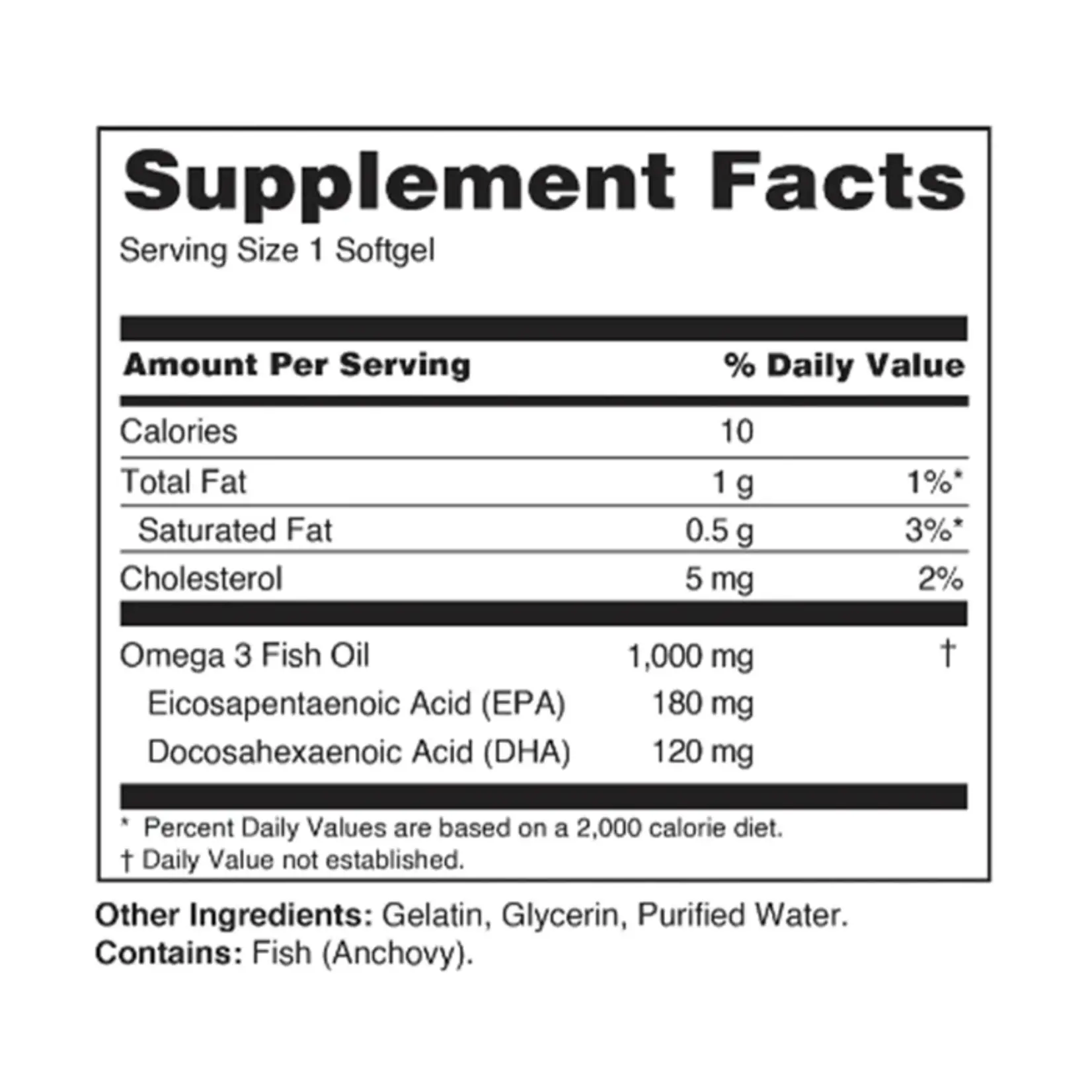 R1 Fish Oil OMEGA 3 100 soft gels