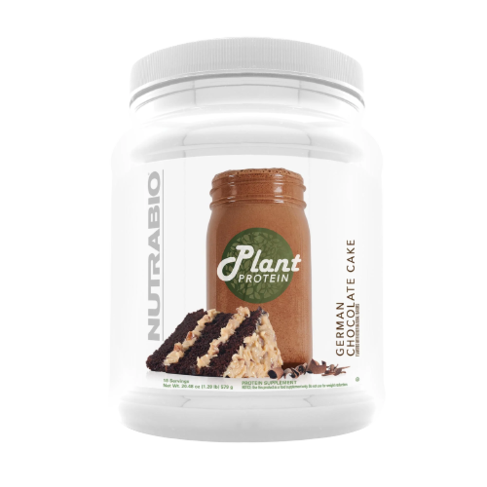 NutraBio NUTRABIO Plant Protein 1.2 Lbs