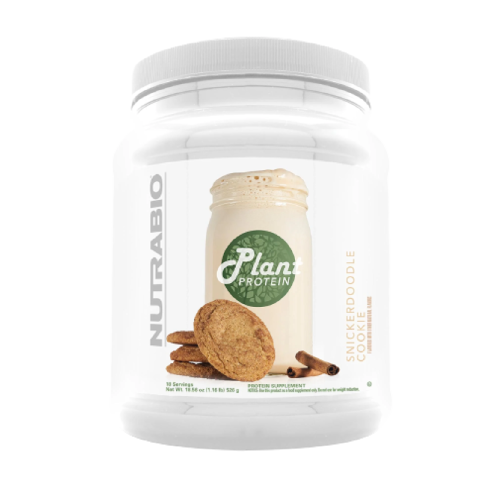 NutraBio NUTRABIO Plant Protein 1.2 Lbs